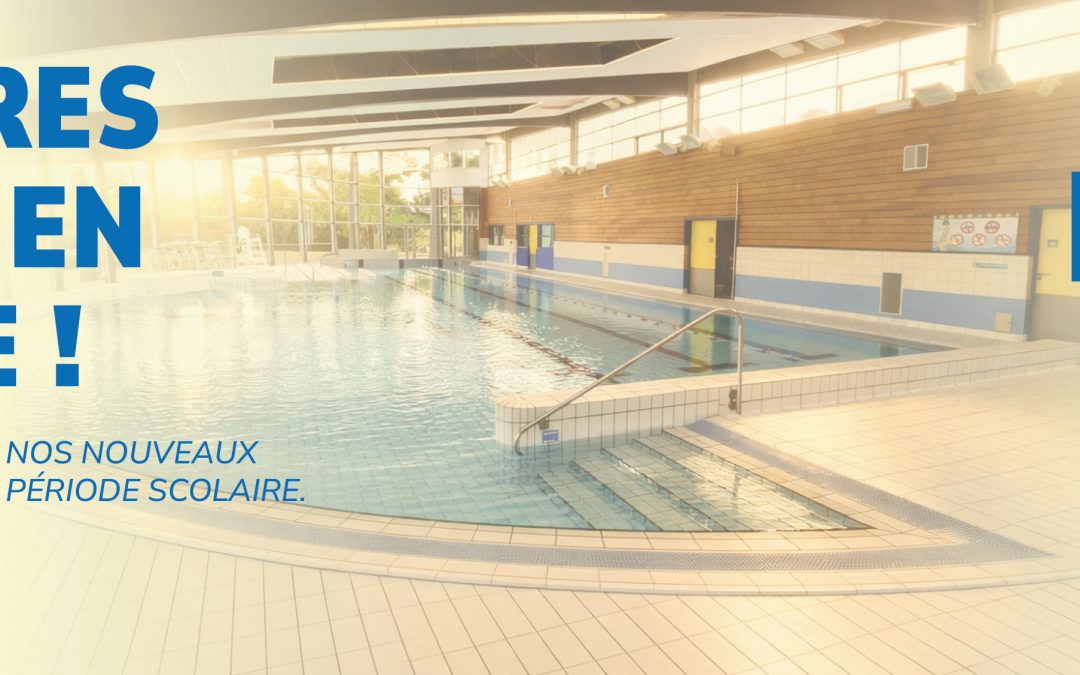 LES HORAIRES CHANGENT EN SEPTEMBRE !
